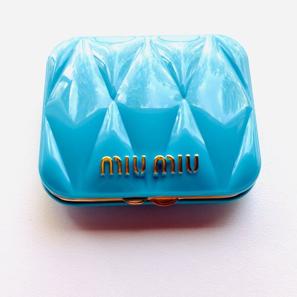3619 MIU MIU COMPACT MIRROR MAKEUP TRAVEL  POCKET MIRROR - Picture 1 of 9
